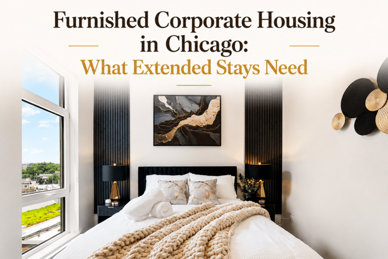 Furnished Corporate Housing in Chicago: What Makes a Longer Stay Comfortable